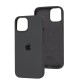 Чохол для iPhone 15 Pro Max silicone case dark grey