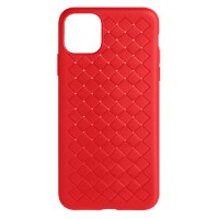 Чохол для iPhone 12 / 12 Pro Weaving case Червоний