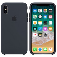Чохол Silicone case для iPhone X/XS pebble