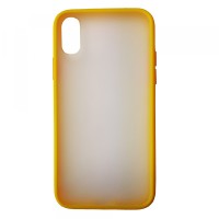 Чохол Накладка Gingle Matte Case iPhone X/XS yellow/red