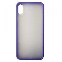 Чохол Накладка Gingle Matte Case iPhone XS Max lilac/green