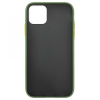 Чохол Накладка Gingle Matte Case iPhone 12 /12 Pro green/orange