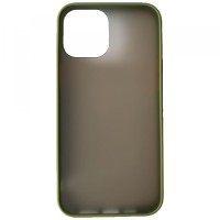 Чохол Накладка Gingle Matte Case iPhone 12 Pro Max green/orange