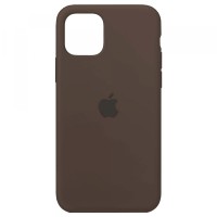 Чохол Silicone Case Full для iPhone 12/12 Pro brown