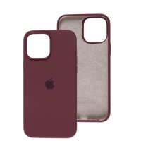 Чохол для iPhone 15 Plus silicone case plum