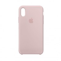 Чохол Silicone case для iPhone X/XS pink sand
