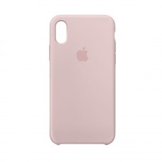 Чохол Silicone case для iPhone X/XS pink sand
