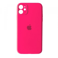 Чохол Silicone Case Full Camera для iPhone 12 mini hot pink