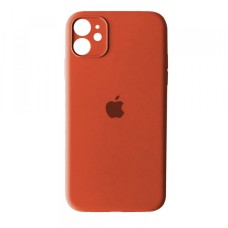 Чохол Silicone Case Full Camera для iPhone 12 mini kumquat