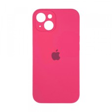 Чохол Silicone Case Full Camera для iPhone 13 hot pink