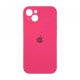 Чохол Silicone Case Full Camera для iPhone 13 hot pink
