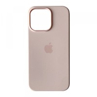 Чохол Silicone Case з MagSafe для iPhone 13 Pro Max Chalk Pink