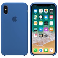 Чохол Silicone case для iPhone X/XS Royal Blue
