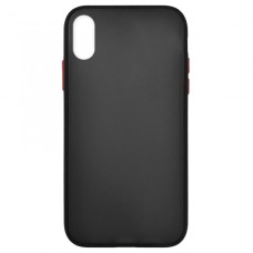 Чохол Накладка Gingle Matte Case iPhone XR black/red