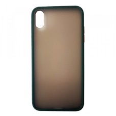 Чохол Накладка Gingle Matte Case iPhone XS Max pacific green/orange