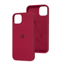 Чохол для iPhone 15 silicone case rose red