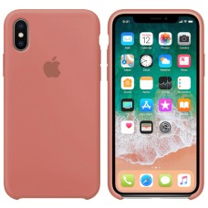 Чохол Silicone case для iPhone XS Max grapefruit