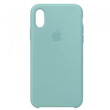 Чохол Silicone case для iPhone XS Max light cyan