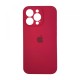Чохол Silicone Case Full Camera для iPhone 13 Pro rose red
