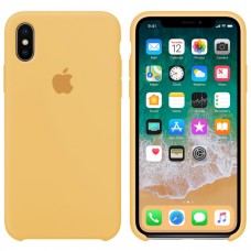 Чохол Silicone case для iPhone X/XS yellow