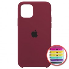 Чохол Silicone Case Full для iPhone 11 Pro marsala