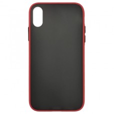 Чохол Накладка Gingle Matte Case iPhone XS Max red/black