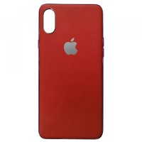 Чохол Накладка MATTE Case (TPU) iPhone XS Max red