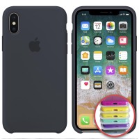 Чохол Silicone Case Full для iPhone XS Max pebble