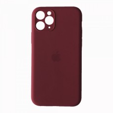 Чохол Silicone Case Full Camera для iPhone 11 Pro Max marsala