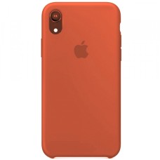 Чохол Silicone case для iPhone X/XS kumquat