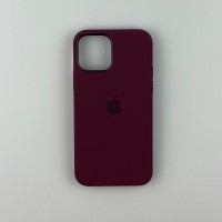 Чохол Silicone Case з MagSafe для iPhone 12 Pro Max Plum