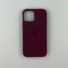Чохол Silicone Case з MagSafe для iPhone 12 Pro Max Plum