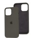 Чохол для iPhone 15 Pro silicone case dark olive