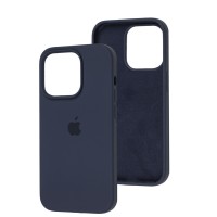 Чохол для iPhone 15 Plus silicone case midnight blue