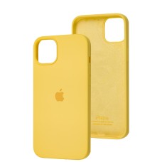 Чохол для iPhone 15 Pro Max silicone case yellow