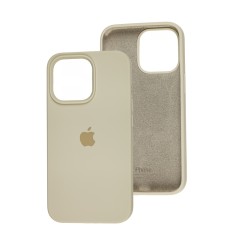 Чохол для iPhone 15 silicone case antique white