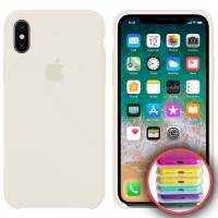 Чохол Silicone Case Full для iPhone X/XS white