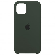 Чохол Silicone case для iPhone 11 forest green