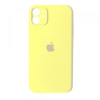 Чохол Silicone Case Full Camera для iPhone 12 mini mellow yellow