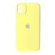 Чохол Silicone Case Full Camera для iPhone 12 mini mellow yellow