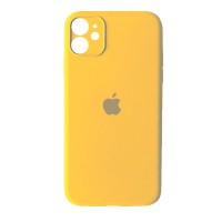Чохол Silicone Case Full Camera для iPhone 11 Pro Max canary yellow