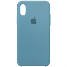 Чохол Silicone case для iPhone X/XS corn flower