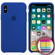 Чохол Silicone Case Full для iPhone X/XS ultra blue
