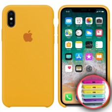 Чохол Silicone Case Full для iPhone XS Max yellow