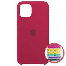 Чохол Silicone Case Full для iPhone 11 Pro rose red