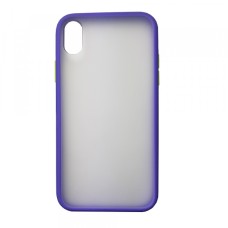 Чохол Накладка Gingle Matte Case iPhone XR lilac/green