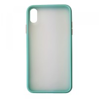 Чохол Накладка Gingle Matte Case iPhone XS Max sky blue/red