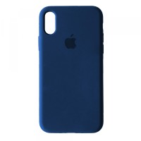 Чохол Silicone Case Full для iPhone X/XS Deep Navy