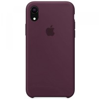 Чохол Silicone case для iPhone X/XS plum