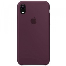 Чохол Silicone case для iPhone X/XS plum